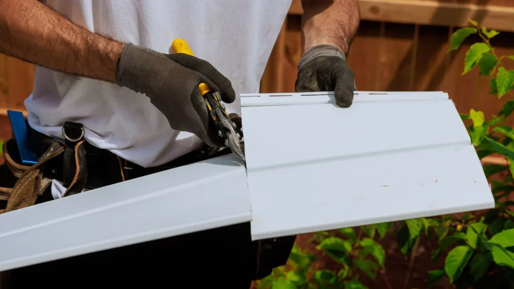 Cut Aluminum Rain Gutters